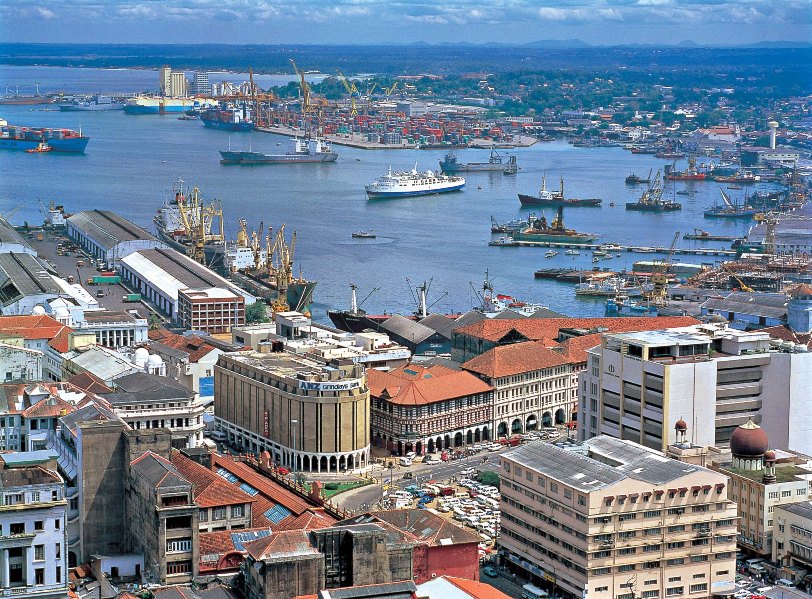Colombo Harbour - image courtesy SriLankan Airlines