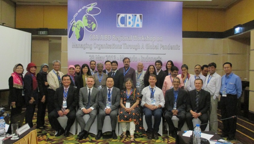 CBA - AIBD Workshop on 'Be Prepared Managing Your Organisation through a  Global Pandemic' - Manado, Indonsia, 28 May 2013