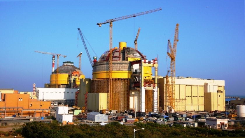 Construction of the Koodankulam Nuclear Power Plant in Tamil Nadu, India