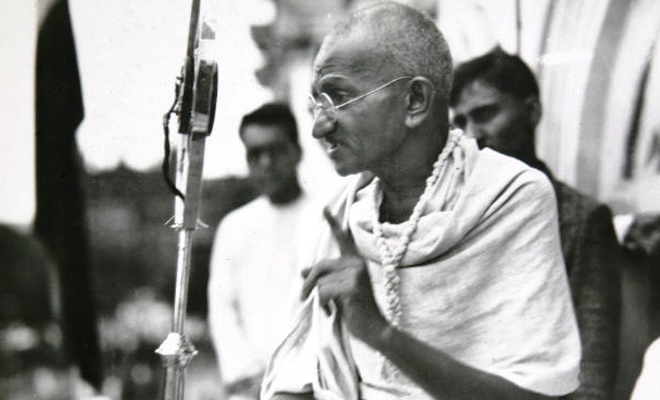 Gandhi mobilised millions, but was never a great orator