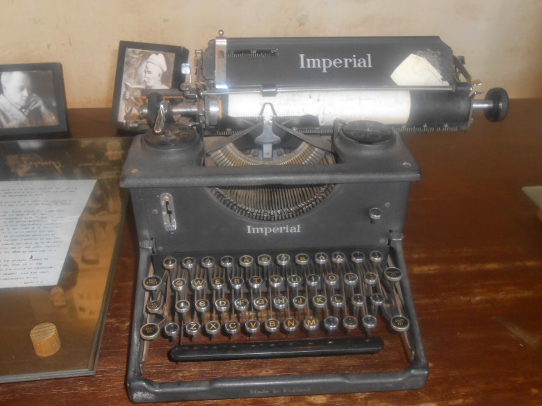 The Typewriter used by Mahatma Gandhi while  living and working in South Africa