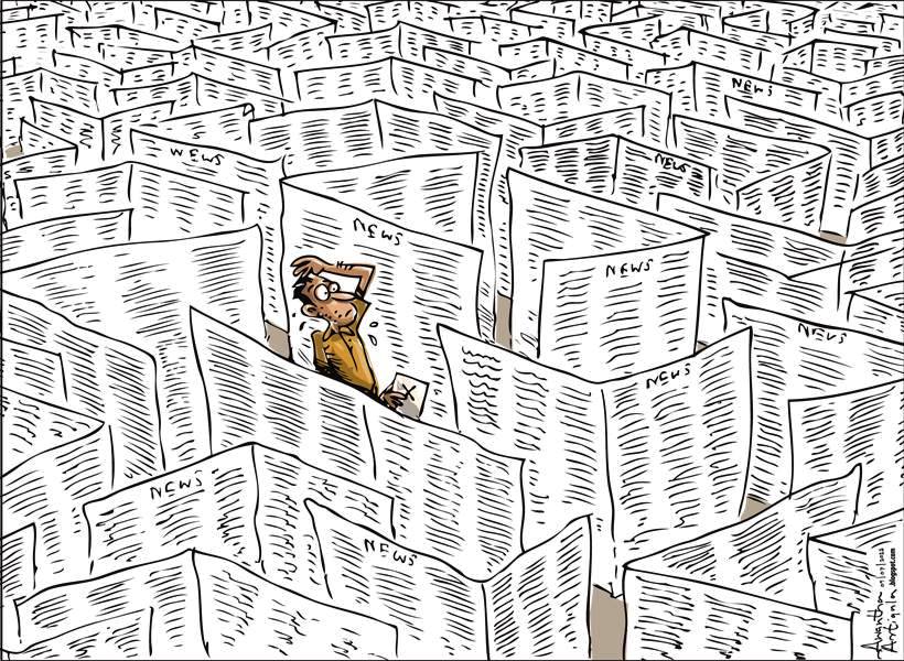 Cartoon by Awantha Artigala, Sri Lanka Cartoonist of the Year 2014